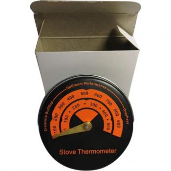 Magnetic Thermometer for Fireplace Burners