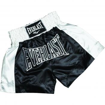 Everlast Damen‑Thai‑Boxing‑Short in Schwarz/Weiß S (Erwachsene)