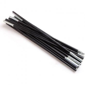 Desert & Fox 7-Part Foldable Fiberglass Tent Poles, 3.9m Length, 8mm Diameter for 3-4 Person Tent