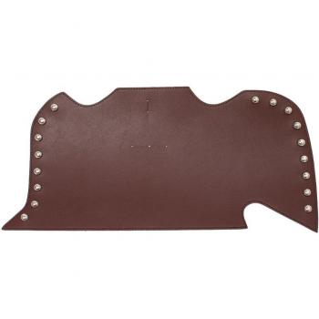 PU Leather Heat Shield Saddle Deflectors for Harley Touring Dyna