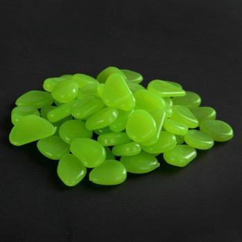 50Pcs Night Glow Decorative Pebbles