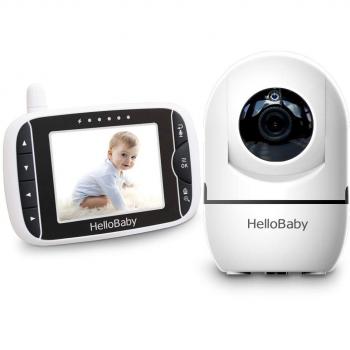 Moniteur Vidéo pour Bébé HelloBaby HB65 (Black/white)
