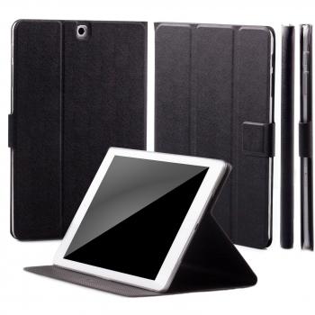Galaxy Tab S2 9.7: Premium 360° Hippo Schwarz Hülle