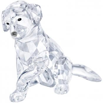Swarovski Transparent Crystal Labrador Mother (6.1 × 6.8 × 4.2 cm)