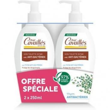 Roge Cavailles Gel Lavant Naturel Anti-Bactérien 2X250ml