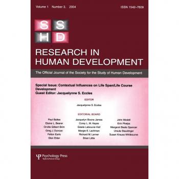 Vitalsource Technologies, Inc. Contextual Influences on Life Span/life Course: A Special Issue of Research in Human Development