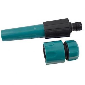 Lanza de riego regulable con conector para manguera de 15 mm