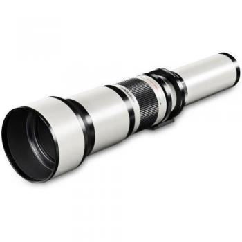 Walimex Pro 650-1300mm 1:8-16 CSC-Teleobjektiv für Micro Four Thirds Objektivbajonett weiß