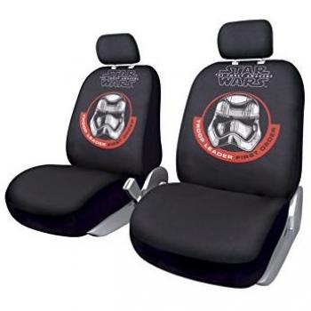 Piano di coprisedili Star Wars Stormtrooper Frontale NERO 2x1 – Universal