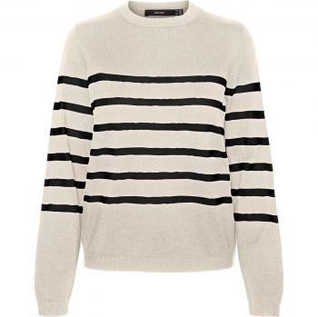 Pullover VMSABA – Vero Moda, creme, M, 50 % Viskose, 28 % Polyester, 22 % Nylon