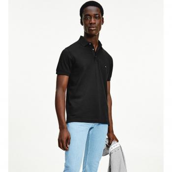 TOMMY HILFIGER Polo slim stretch collo 3 bottoni
