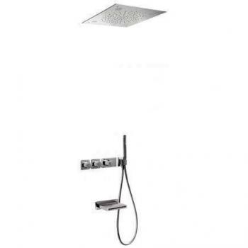 Pommeau de douche plafond 500 x 500 mm
