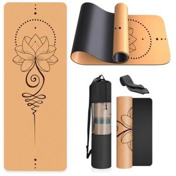 Tapis de yoga Haninj en Liège 4 mm Écologique