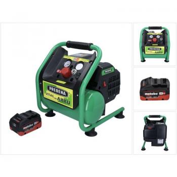 Compresseur portable Prebena VITAS 100‑AKKU 5 L 8 bar 18 V sans chargeur