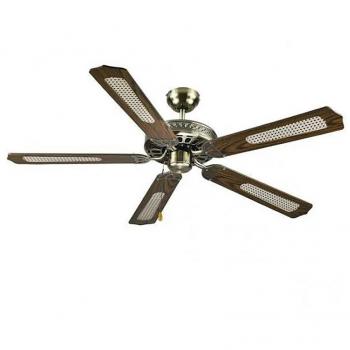 FM Ventilador de Techo VT-Classic 130, Madera, 60 W, Sin Luz
