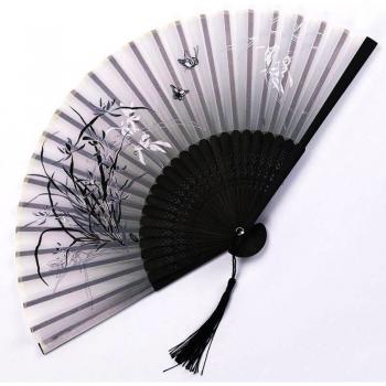 Silk Folding Hand Fan