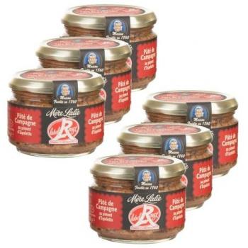 Breton Pâté de Campagne IGP 180 g – Coffret de 6 pots