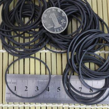 Black Rubber Bands 40mm for Packaging 500 pcs