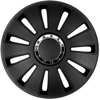 Ensemble d'Enjoliveurs Silverstone Pro 17 – 4 unités – Noir ABS