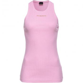 Pinko Distinto Slim Fit Top 100822 A15E Rosa S Damen