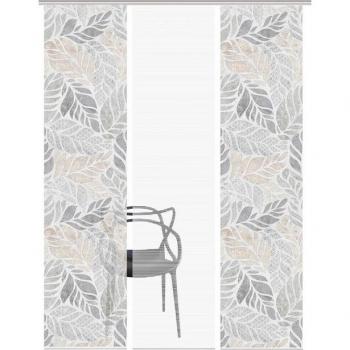 HOME in green GINNY Schiebegardine, 3er Set, halbtransparent