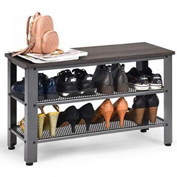 Panca Porta Scarpe Ideale per Ingresso, Bagno e Camera da Letto 73x30x45 cm