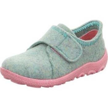 Happy Chausson Superfit vert clair/rose (moyen)