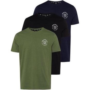 H.I.S T-Shirt Packung 3‑er – Damen – XL (56/58) – 100 % Baumwolle – Bedrucktes Design – Schmal geschnitten