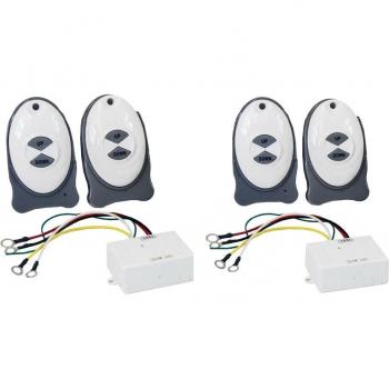 Ensemble de 2 interrupteurs sans fil pour guindeau d'ancre de bateau, 80MM, kit 12V