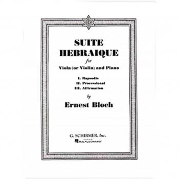 BLOCH-Suite Hebraica para Violin (Viola) y Piano