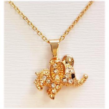 Lily's Treasure Elephant Chain, White Gold (R8122)