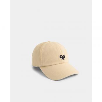 Gorra Silbon Beige con Diseño de Raqueta para Hombre