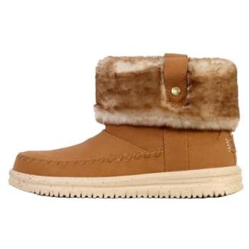 Hey Dude Camden Cuff Classic Cozy Women's Brown Winter Boot 6M