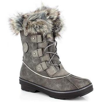 Mujer Camilla KIMBERFEEL Botas de Nieve Gris 36 EU