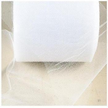 Tulle 12,5 cm x 100 mt STAR NEW FLOWER in Bianco