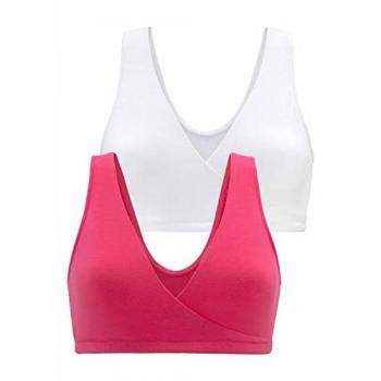 Sujetador de maternidad PETITE FLEUR Rosa y Blanco