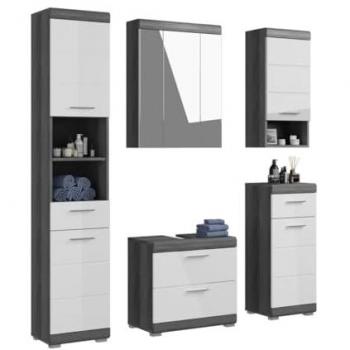 Bagno Scott Colonne Mobile sotto Lavabo con Specchio
