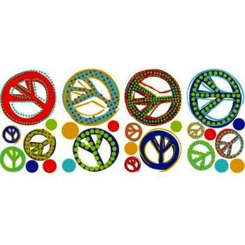 Autocollants muraux Peace and Love