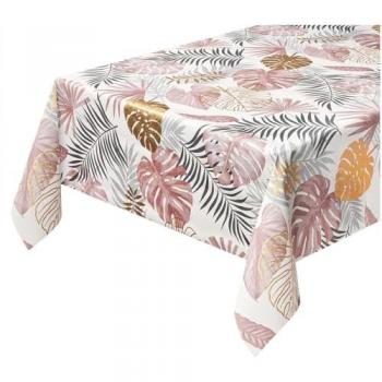 Nappe Maison Palmiers Tropicaux Antitaches 140x400 cm