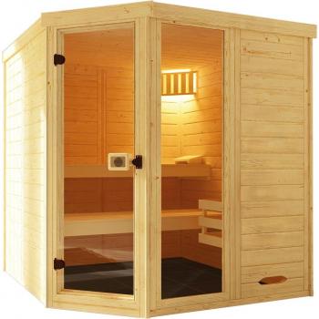 Weka Sauna »Massivholz-Elementsauna LAUK«