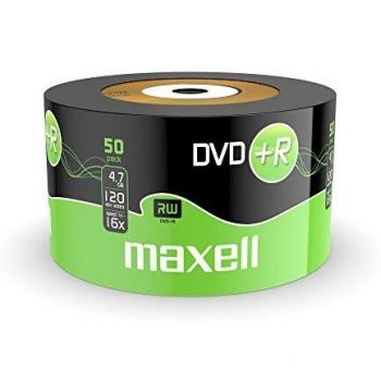 Plyta DVD+R 4,7 GB Maxell Op. 50 – Kit de 50 discos