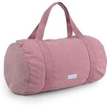 Sac bowling éco-responsable en toile rose