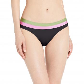 Bikini‑Bottom Seafolly Damen, Bändiger Hipster, Full Coverage – Lars Palmas Schwarz – 42
