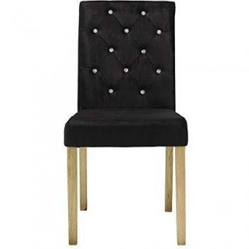 LPD Furniture's Paris Small Dining Chair in Velvet (Set of 2)