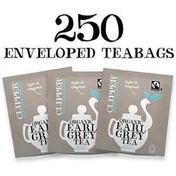 Clipper Fairtrade Organic Earl Grey Tea, 250 Envelopes