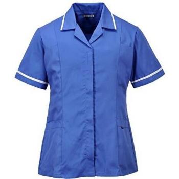 Bata Médica Mujer Portwest Classic, Hecha con Tejido Kingsmill Resistente, Disponible en Colores para Empresa, LW20
