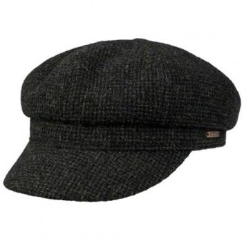 Olive Classic Tweed Newsboy Cap