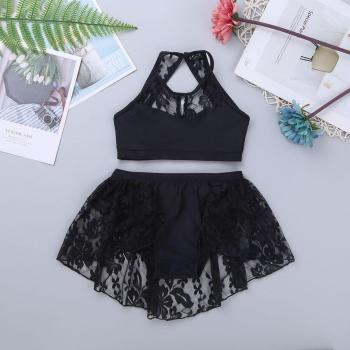 ChicTry Contemporary Dance Outfit with Tutu