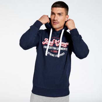 Hoodie Azul Hombre de Jack & Jones