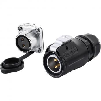 LP20 Circular DC Plug and Socket for Solar Energy